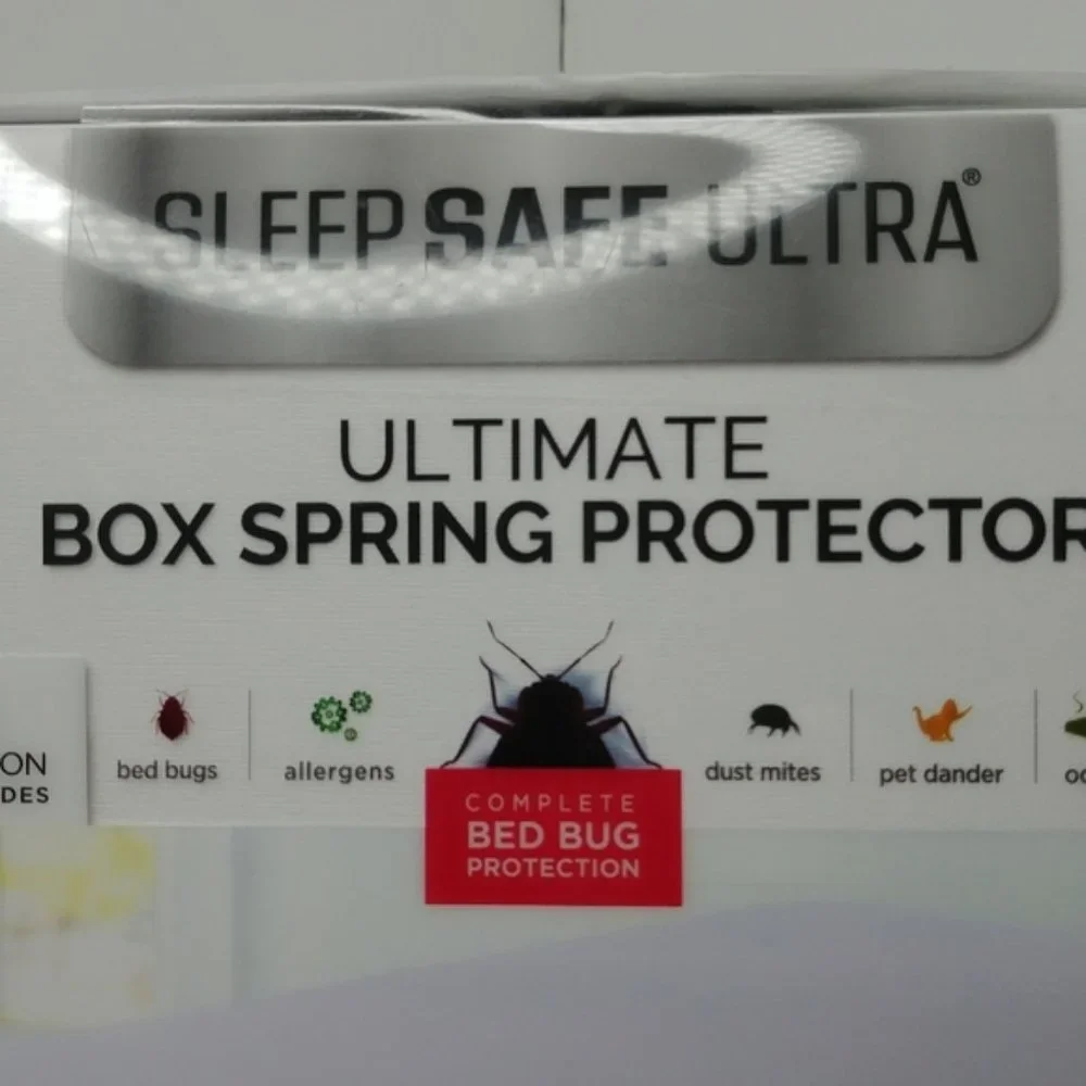 Sleep Safe Ultra Ultimate Waterproof Box Spring Protector Size King or Cal King
